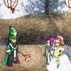 I think this was a picture made by the groom in 3D mixed with memories: Xellosama shows here a "Wedding at Abel Beach".